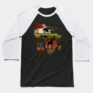 Botswana Baseball T-Shirt